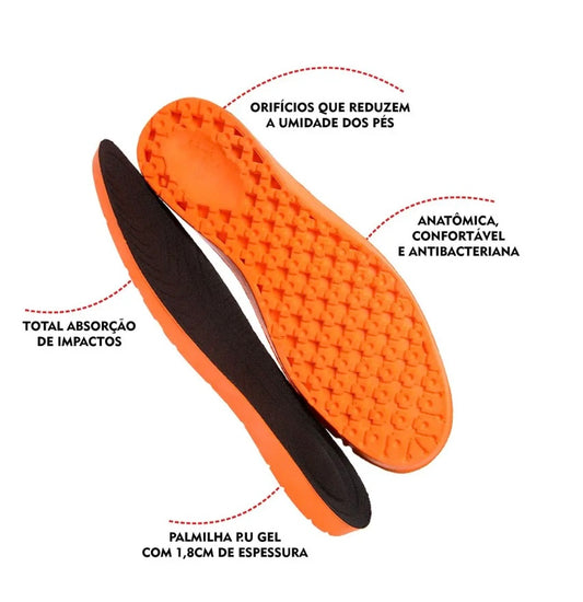 Kit 2 Palmilhas De Gel - Conforto Em Jornadas Prolongadas